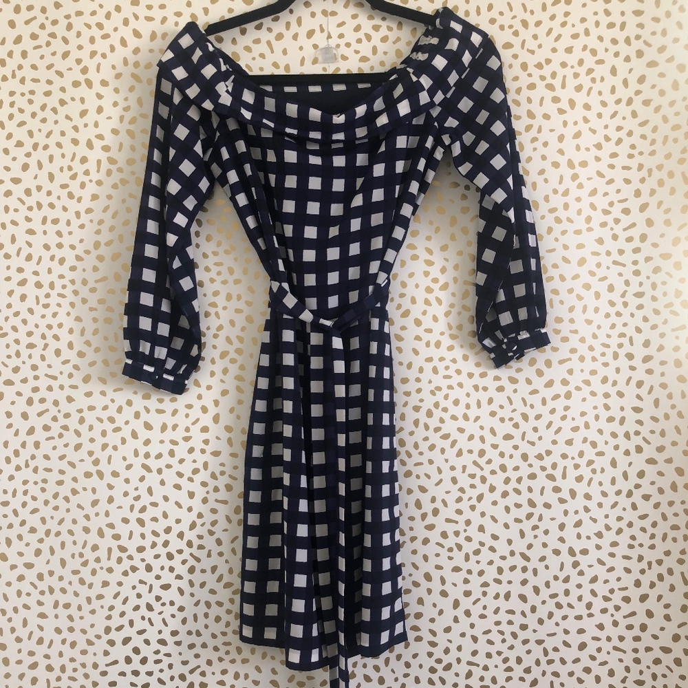 XXS Petite Gingham Banana Republic Dress